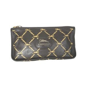 Longchamp Paris Signature Genuine Leather Dopp Kit